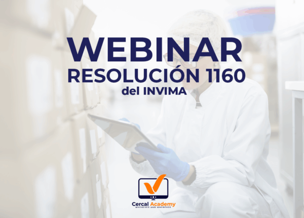 Webinar Resolución 1160 del INVIMA